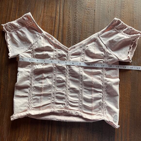 Free People Pink Crop Top - Picture 4 of 6
